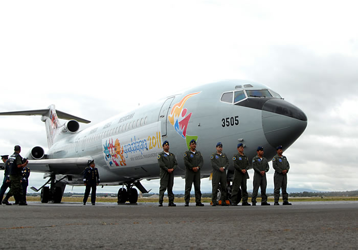 Trasladarán antorcha panamericana en Boing 727 Trasladarán antorcha panamericana en Boing 727