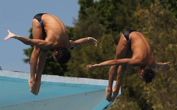 Pareja mexicana de clavados obtiene plata en Madrid Pareja mexicana de clavados obtiene plata en Madrid