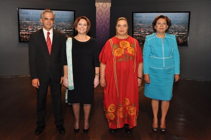 Apuestan candidatos al GDF por buen gobierno junto aspirantes a la Presidencia