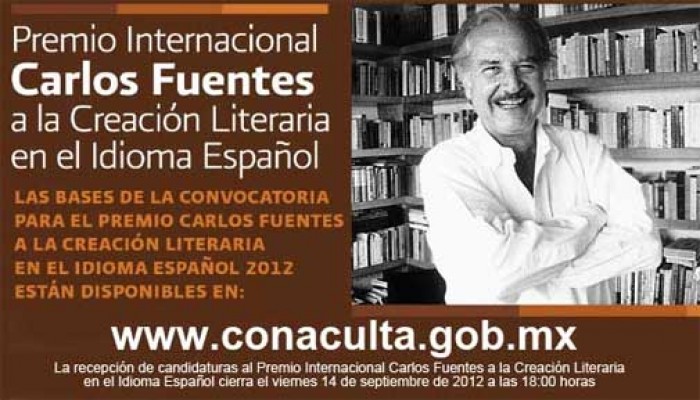 Oficializan Premio Internacional Carlos Fuentes Oficializan Premio Internacional Carlos Fuentes
