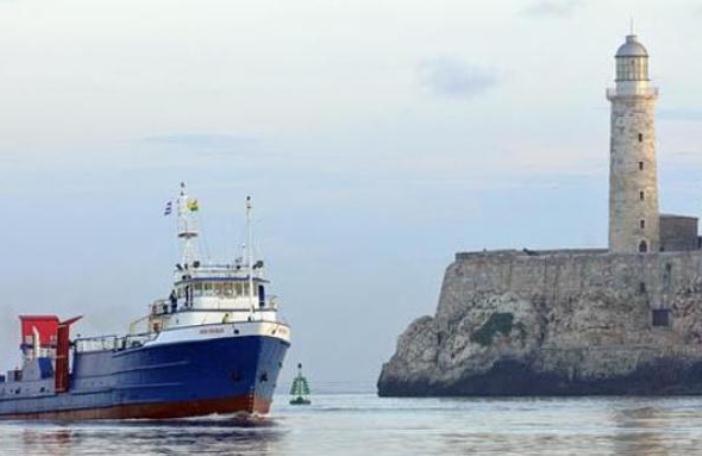 Llega a La Habana el primer barco desde EU en 50 años