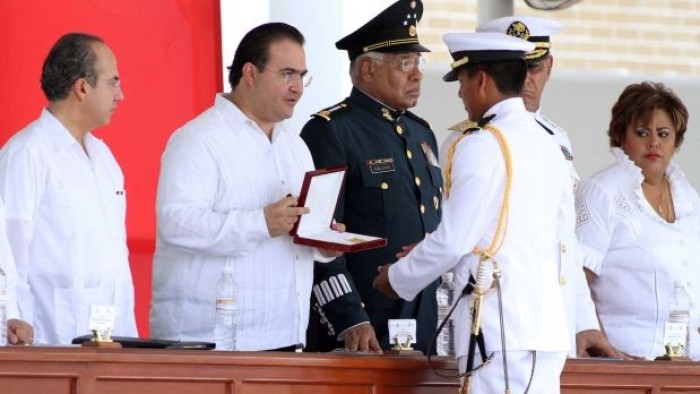 Reconoce Calderón labor de la Marina en seguridad Reconoce Calderón labor de la Marina en seguridad