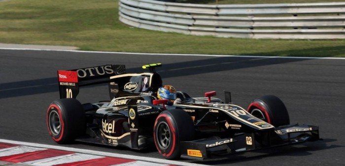 Esteban Gutiérrez gana la carrera corta de Hungría