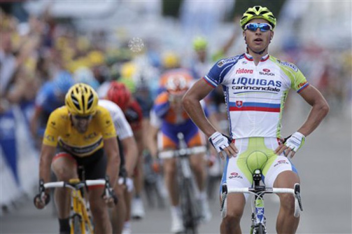 Peter Sagan ganó Primera etapa de la Tour. Peter Sagan ganó Primera etapa de la Tour.