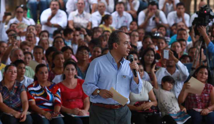 Lucha anticrimen no es una obsesión: Calderón