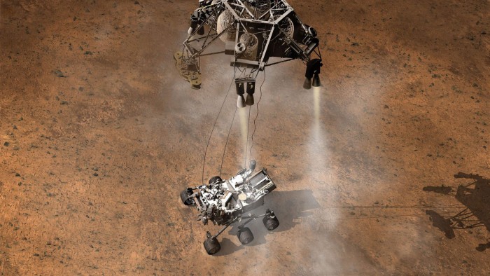 Celebra Obama llegada del explorador Curiosity a Marte