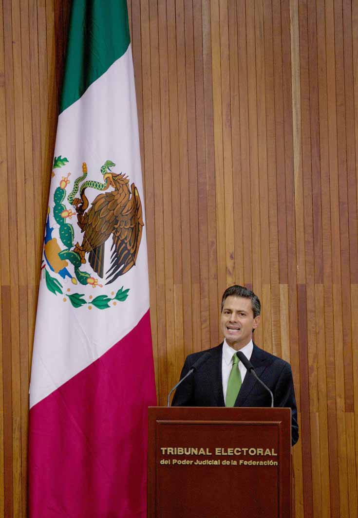 Proyecta Peña Nieto “democracia de resultados”