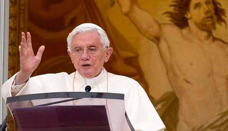 Advierte Benedicto XVI contra `falsos infinitos`