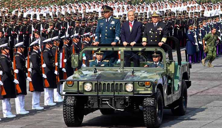 Concluye sin novedad Desfile Militar del Día de la Independencia