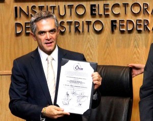 Recibirá Mancera bando de la jefatura del GDF a fin de mes