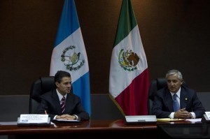 Peña dialoga con el presidente de Guatemala sobre seguridad y migración.