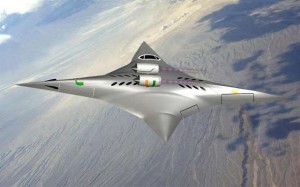 Avión en forma de estrella ninja alcanzará velocidades supersónicas