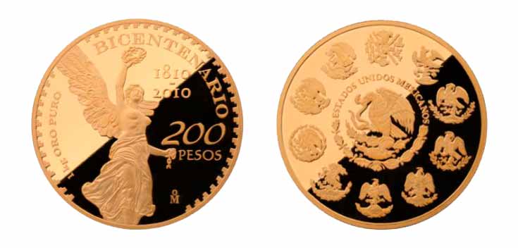 Banxico pone en circulación moneda de un kilo de oro.