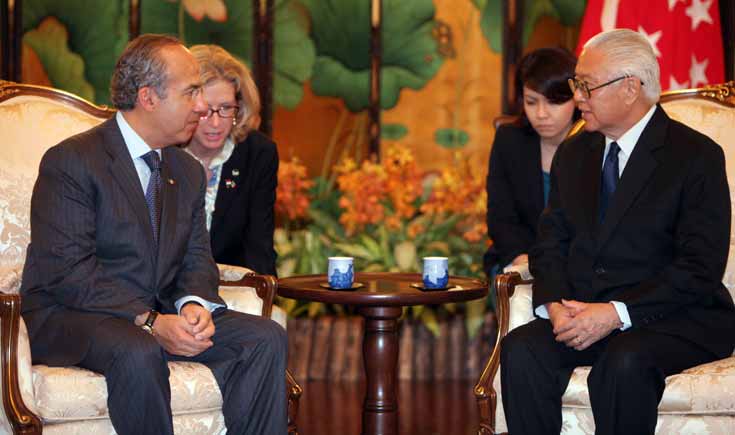 conversaciones privadas con el presidente de Singapur conversaciones privadas con el presidente de Singapur