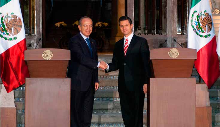 Refrenda Calderón Hinojosa apoyo para transición eficaz de gobierno Refrenda Calderón Hinojosa apoyo para transición eficaz de gobierno