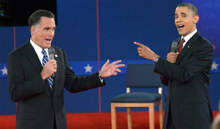 Siguen debate Obama - Romney 65.6 millones de televidentes