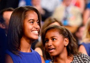 Evacuan escuela de las hijas de Barack Obama