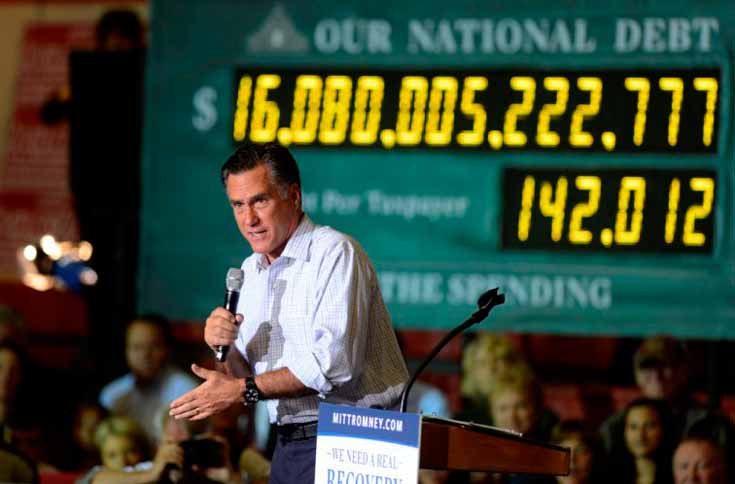 Promete Romney `cambio real` a economía de EEUU