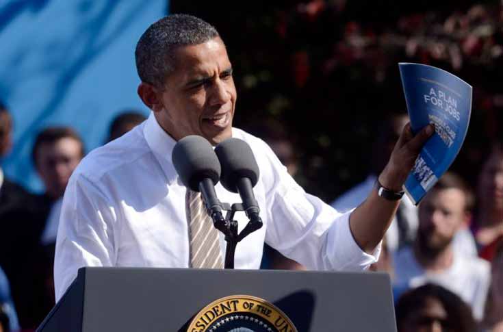 Promete Obama impulsar empleo y educación superior