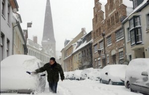 Vive Alemania inusual invierno en otoño