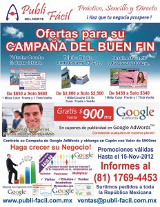 Esperan que `El Buen Fin 2012` genere ventas por 140 mdp