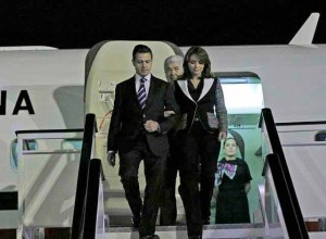 Peña Nieto llega a España, el lunes se reúne con Rajoy