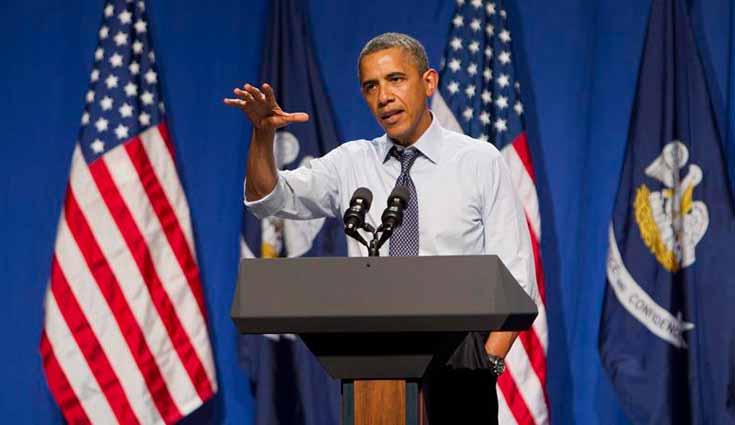 Pide Obama a Congreso no tomar de rehén a clase media en tema fiscal Pide Obama a Congreso no tomar de rehén a clase media en tema fiscal