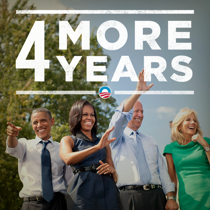 "Four More Years", Barack Obama gana y es Re-Electo "Four More Years", Barack Obama gana y es Re-Electo