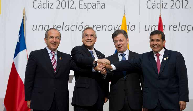 Agradece Alianza del Pacífico labor de Calderón en este proyecto Agradece Alianza del Pacífico labor de Calderón en este proyecto