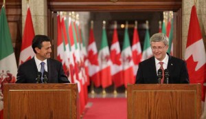 Defiende Peña Nieto en Canadá una mayor integración de Norteamérica