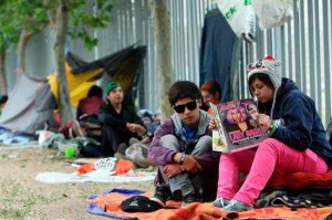 Acampan 15 días en una fila fans de Lady Gaga