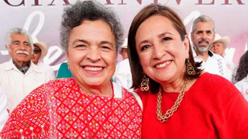 Beatriz Paredes acompaña a Xóchitl Gálvez en acto de la CNC