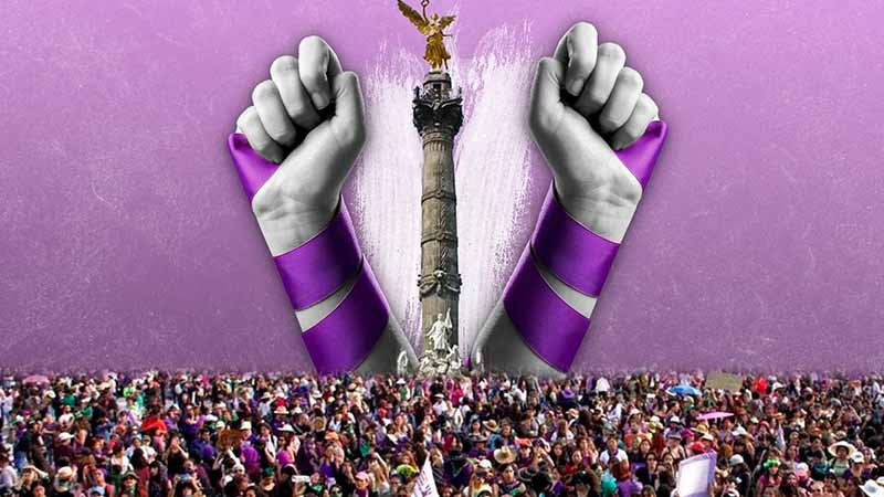 Ataque a Palacio Nacional en la víspera de la conmemoración del Día de la Mujer