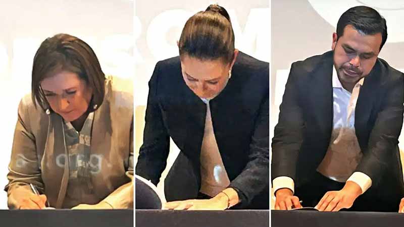 Compromiso de paz...deseo compartido de construir un futuro pacífico para México