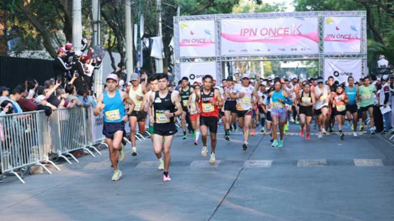 Más de 22 mil participantes en la Carrera IPN Once K 2024 'Muévete por la educación'