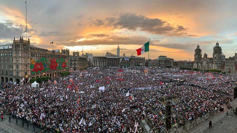 amlo lopez obrador zocalo inform