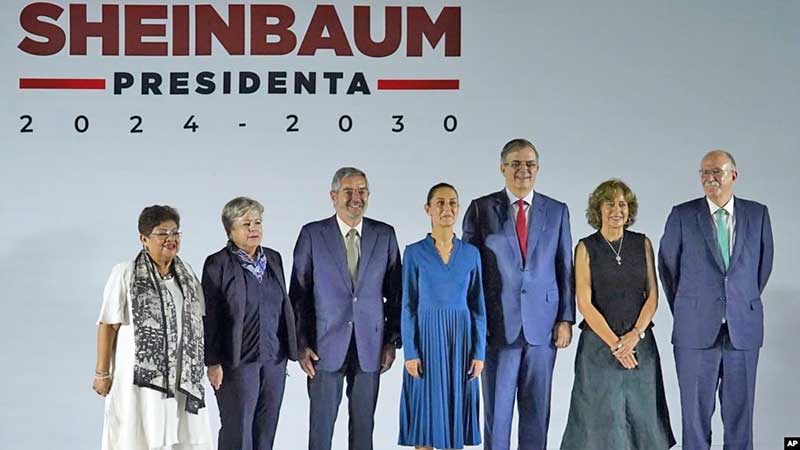 Nueva presidenta de México arma gabinete con miembros del gobierno saliente y exfuncionarios
