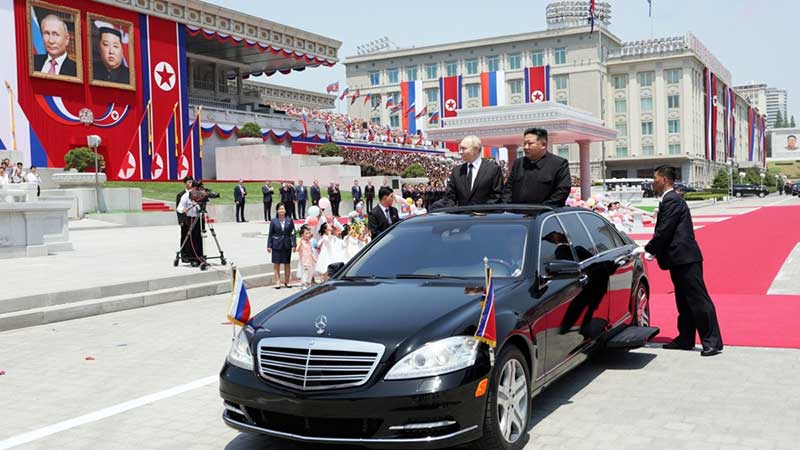 Putin y Kim Jong-un firman acuerdo de defensa y Corea del Norte expresa su apoyo en la guerra de Ucrania