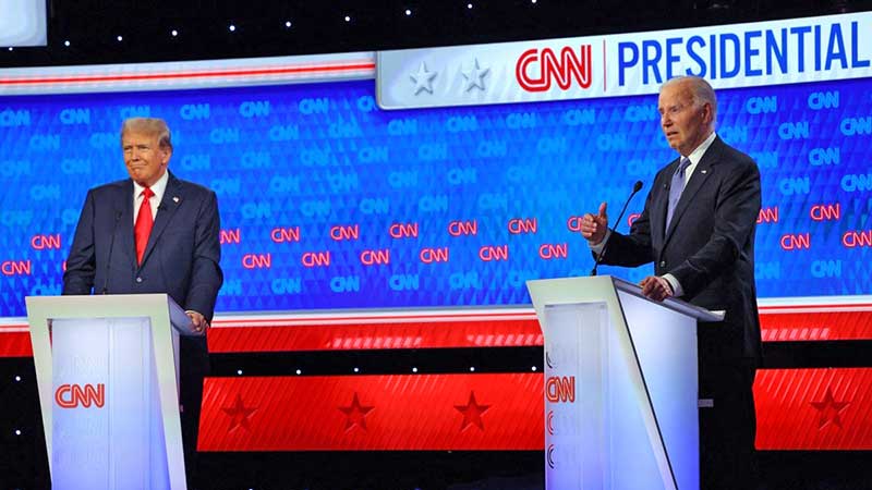 Debate presidencial en EU: Indecisos creen que fue una noche desastrosa para Biden