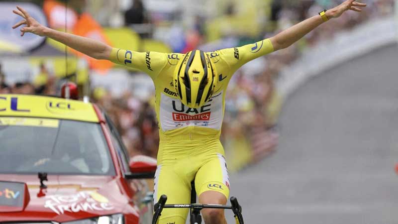 Un descomunal Tadej Pogačar gana en Isola 2000 y sentencia la general del Tour