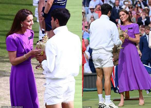 ¡Radiante! Kate Middleton reaparece en Wimbledon con su hija Charlotte