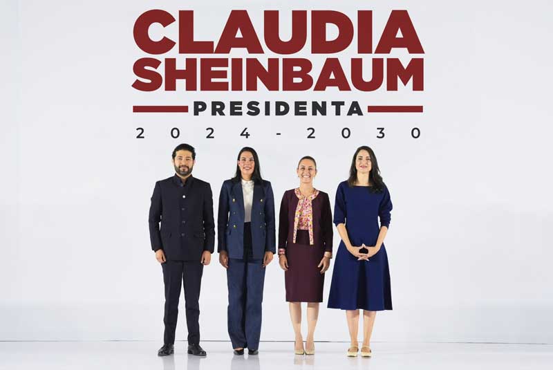 Sheinbaum presenta el quinto bloque de su gabinete; Bolaños seguirá en la STPS