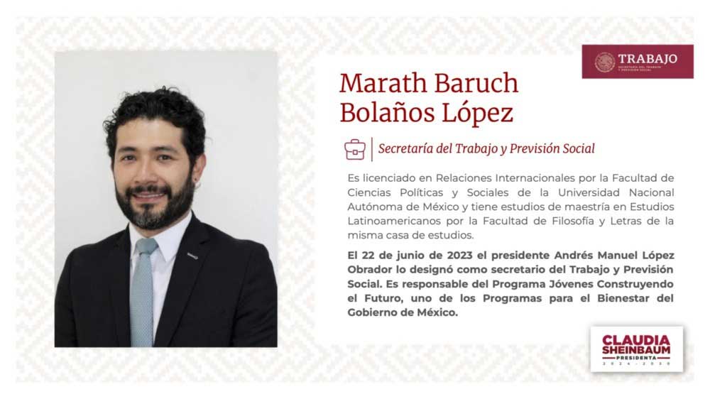 Sheinbaum presenta el quinto bloque de su gabinete; Bolaños seguirá en la STPS