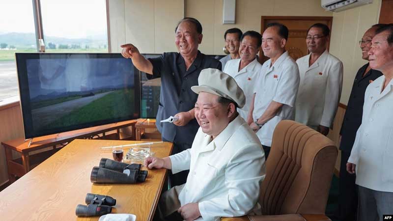 Corea de Norte muestra nuevo dron que ataca un blanco; EEUU y Corea del Sur efectúan ejercicios