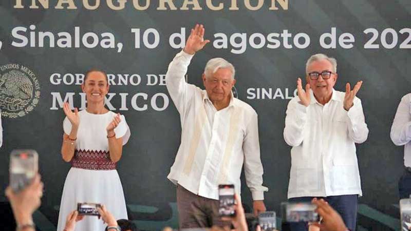 Le tenemos toda la confianza al gobernador Rubén Rocha Moya: AMLO