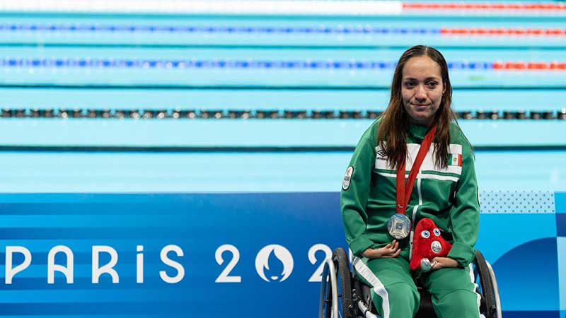 Haidee Aceves activa con plata el medallero de México en los Juegos Paralímpicos
