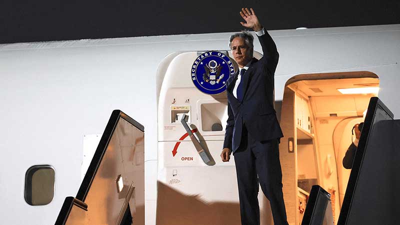 Blinken llega a Qatar con la misión de conseguir un cese al fuego en Gaza