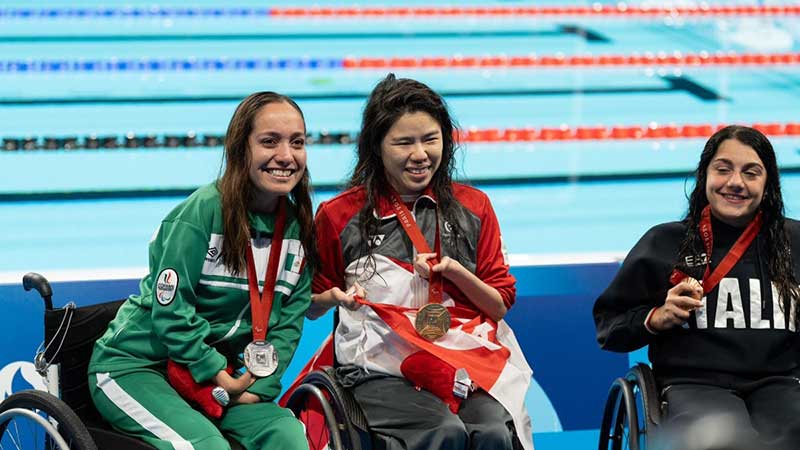 Haidee Aceves activa con plata el medallero de México en los Juegos Paralímpicos