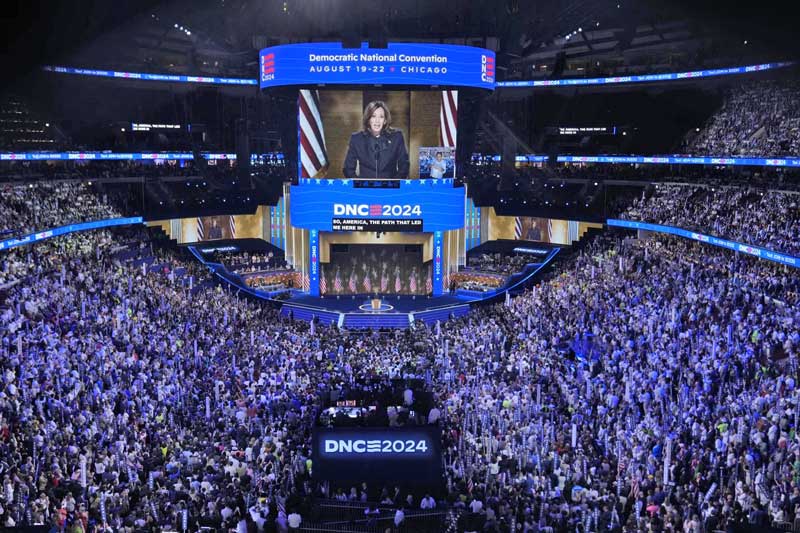 Harris convoca a estadounidenses a rechazar divisiones y vencer amenaza de la candidatura de Trump