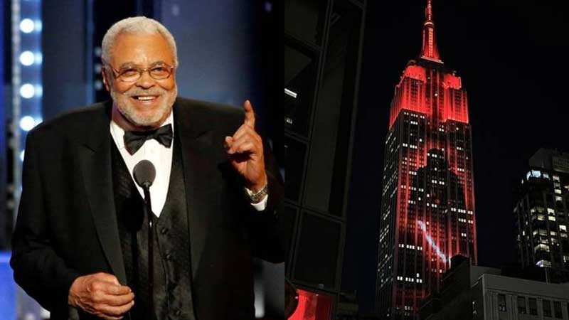 Empire State rinde homenaje a James Earl Jones, voz de Darth Vader: que la fuerza te acompañe
